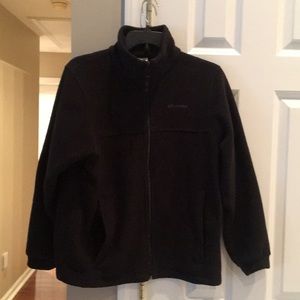 Girls Black Fleece Columbia Jacket